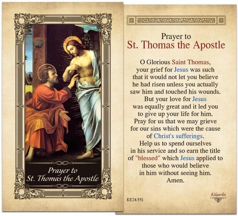 Saint of the Month St. Thomas the Apostle St. Ignatius Parish, Mobile